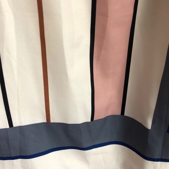 Chevron cream midi dress - Picture 4 of 4